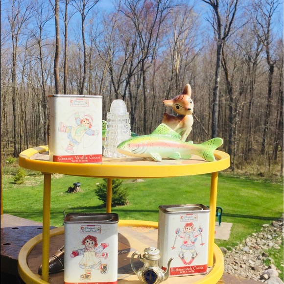 ⚜️ Vtg RubberMaid Spice Rack Rotating,Orig Party Plan gold - Picture 1 of 14